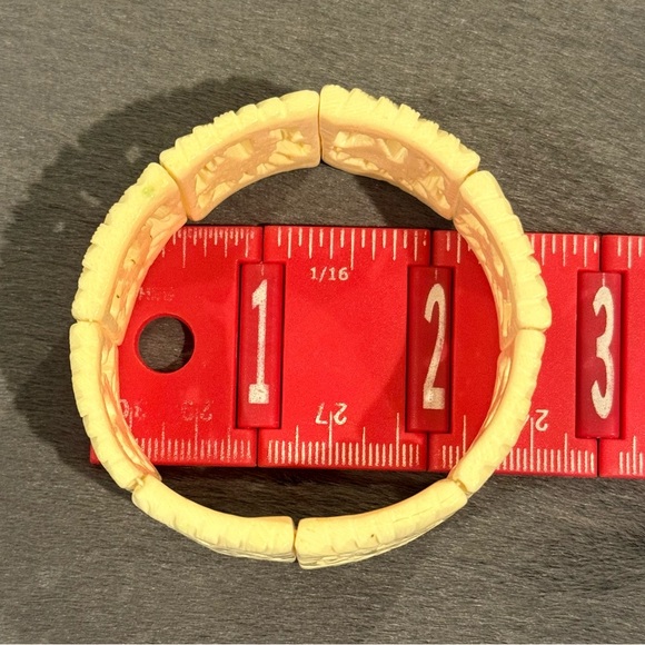 Vtg Carved Bone Rooster Bracelet - Picture 11 of 16